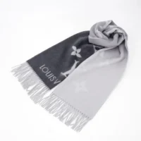 Louis Vuitton Unisex Reykjavik Gradient Scarf -Gray M76336 (1)