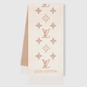 Louis Vuitton Unisex Reykjavik Scarf-Beige M78123