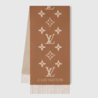 Louis Vuitton Unisex Reykjavik Scarf-Brown M76067