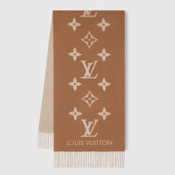 Louis Vuitton Unisex Reykjavik Scarf-Brown M76067