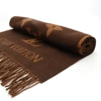 Louis Vuitton Unisex Reykjavik Scarf-Dark Brown M78125 (1)