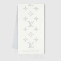 Louis Vuitton Unisex Reykjavik Scarf-Light Grey M90838