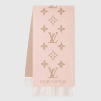 Louis Vuitton Unisex Reykjavik Scarf-Pink M78908