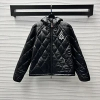 Louis Vuitton Women Diamond Ripstop Puffer Jacket 1AGAQC (1)