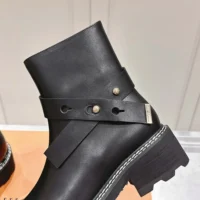 Louis Vuitton Women LV Beaubourg Ankle Boot-Black 1ADADR (1)