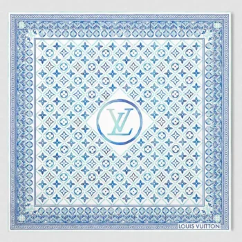 Louis Vuitton Women LV Tiles Square 90-Blue M73333