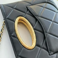 Chanel Women Clutch Lambskin-Black AS5038 (1)