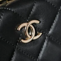 Chanel Women Small Box Bag Lambskin-Black AS5167 (1)