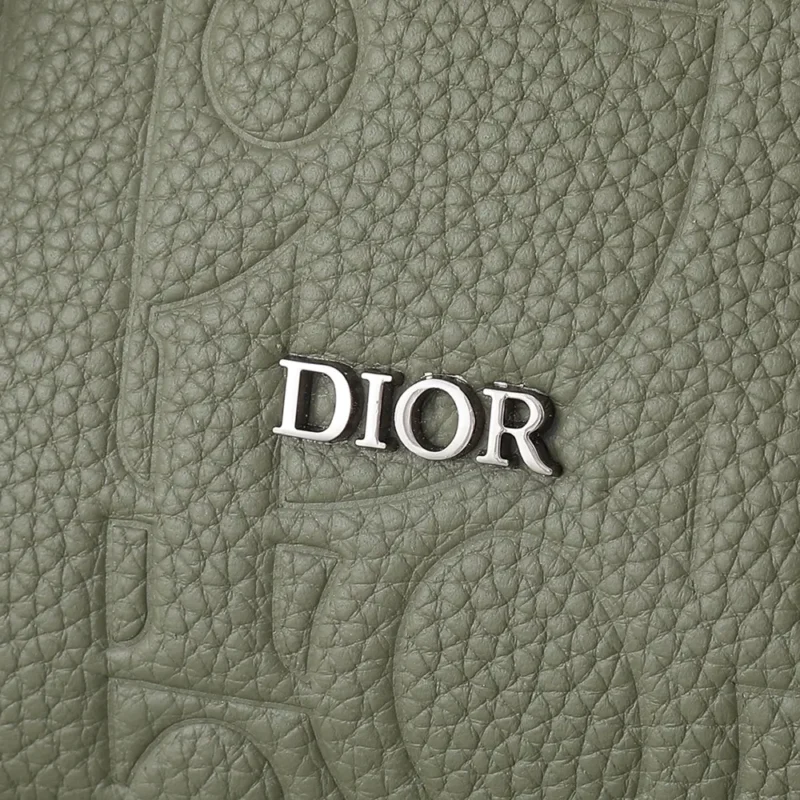 Dior Men Hit the Road Messenger Bag with Flap Khaki Dior Gravity Leather