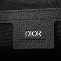 Dior Men Messenger Bag with Flap Black Dior Gravity Leather and Black Grained Calfskin (1)