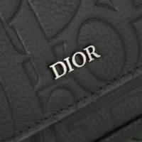 Dior Men Messenger Bag with Flap Black Dior Gravity Leather and Black Grained Calfskin (1)