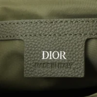 Dior Men Messenger Bag with Flap Khaki Dior Gravity Leather and Khaki Grained Calfskin (1)