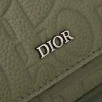 Dior Men Messenger Bag with Flap Khaki Dior Gravity Leather and Khaki Grained Calfskin (1)