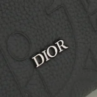 Dior Men Rider 2.0 Zipped Messenger Bag Black Dior Gravity Leather and Black Grained Calfskin (1)