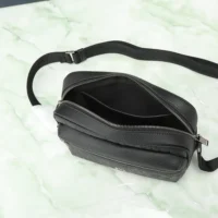 Dior Men Rider 2.0 Zipped Messenger Bag Black Dior Gravity Leather and Black Grained Calfskin (1)