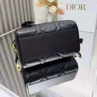 Dior Women Dior Groove 20 Bag Black Macrocannage Calfskin (1)