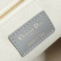 Dior Women Medium Dior Book Tote Gray Dior Oblique Embroidery and Calfskin (1)