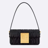 Dior Women Miss Dior Flap Bag Black Quilted Miss Dior Allover Calfskin (1)