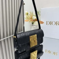 Dior Women Miss Dior Flap Bag Black Quilted Miss Dior Allover Calfskin (1)