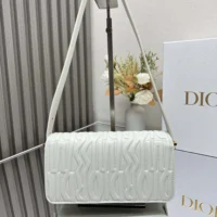 Dior Women Miss Dior Flap Bag Latte Quilted Miss Dior Allover Calfskin (1)