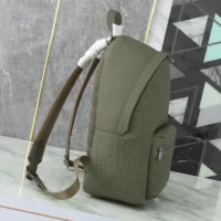 Dior Women Rider 2.0 Zipped Backpack Khaki Dior Gravity Leather and Khaki Grained Calfskin (1)