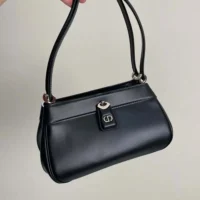 Dior Women Small Dior Key Bag Black Box Calfskin (1)