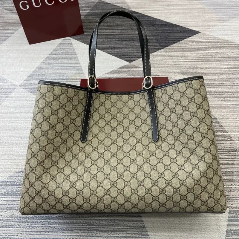 Gucci Women GG Emblem Large Tote Bag 815212FAD6L9741