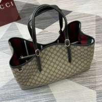 Gucci Women GG Emblem Large Tote Bag 815212FAD6L9741 (1)