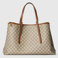 Gucci Women GG Emblem Large Tote Bag 815212FAD6L9758