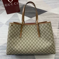 Gucci Women GG Emblem Large Tote Bag 815212FAD6L9758 (1)