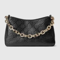 Gucci Women GG Emblem Mini Shoulder Bag 815263AAEEM1000 (1)