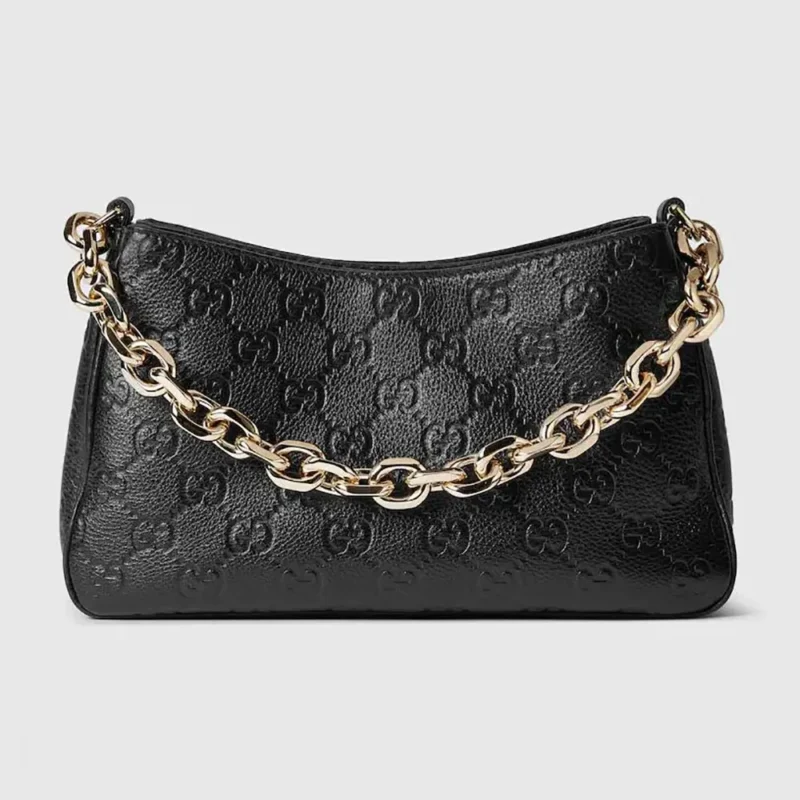 Gucci Women GG Emblem Mini Shoulder Bag 815263AAEEM1000