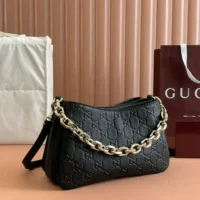 Gucci Women GG Emblem Mini Shoulder Bag 815263AAEEM1000 (1)