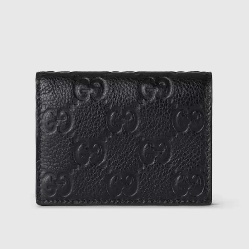 Gucci Women GG Emblem Mini Wallet 815901AAEEM1000