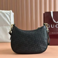 Gucci Women GG Emblem Small Shoulder Bag 815409AAEEM1000 (1)