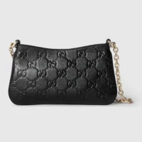 Gucci Women GG Emblem Super Mini Bag 815278AAEEM1000 (1)