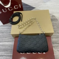 Gucci Women GG Emblem Super Mini Bag 815278AAEEM1000 (1)