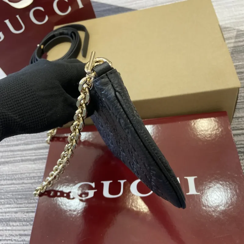 Gucci Women GG Emblem Super Mini Bag 815278AAEEM1000