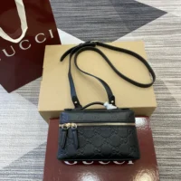 Gucci Women GG Emblem Super Mini Bag 815949AAEEM1000 (1)