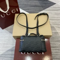 Gucci Women GG Emblem Super Mini Bag 815949AAEEM1000 (1)