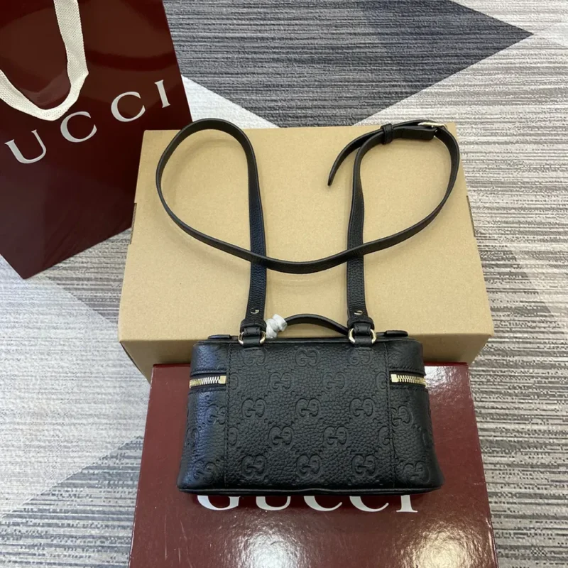 Gucci Women GG Emblem Super Mini Bag 815949AAEEM1000