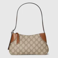 Gucci Women GG Emblem Super Mini Shoulder Bag 820696FAD6L9758 (1)