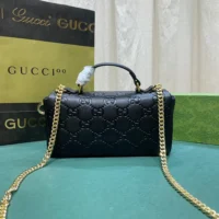 Gucci Women GG Milano Mini Top Handle Bag-Black 806017AAD5U1000 (1)