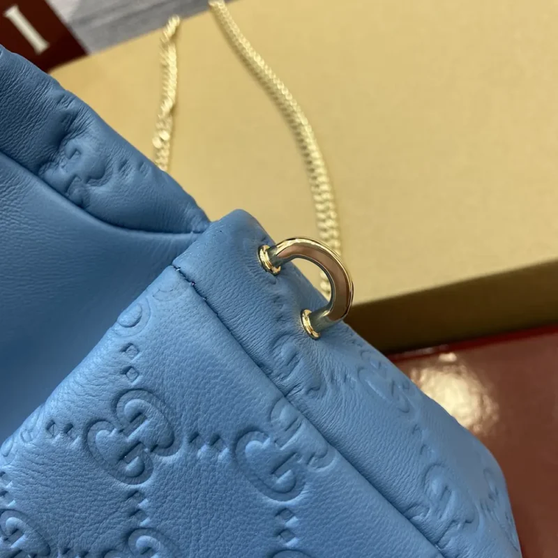 Gucci Women GG Milano Mini Top Handle Bag Blue-806017AAD5U4228