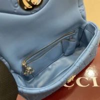 Gucci Women GG Milano Mini Top Handle Bag Blue-806017AAD5U4228 (1)