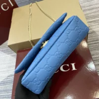 Gucci Women GG Milano Mini Top Handle Bag Blue-806017AAD5U4228 (1)