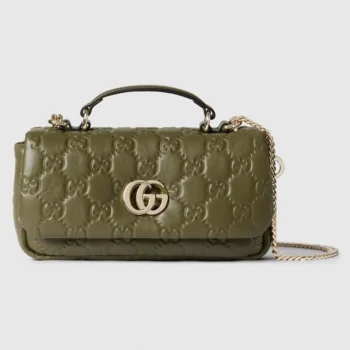 Gucci Women GG Milano Mini Top Handle Bag Green-806017AAD5U3335