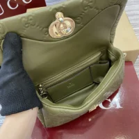 Gucci Women GG Milano Mini Top Handle Bag Green-806017AAD5U3335 (1)