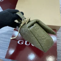 Gucci Women GG Milano Mini Top Handle Bag Green-806017AAD5U3335 (1)