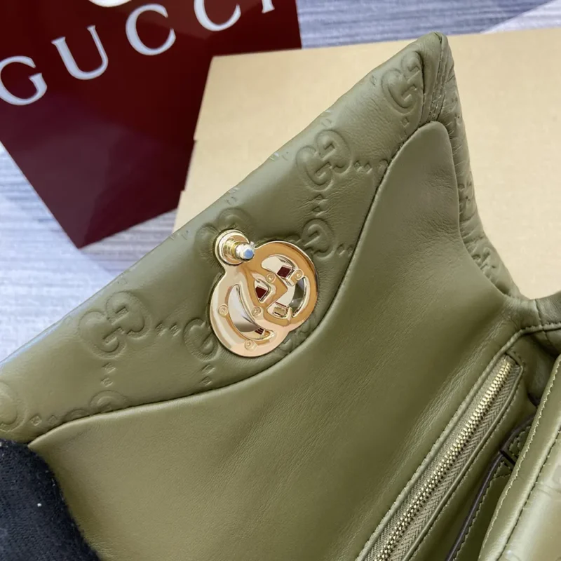 Gucci Women GG Milano Mini Top Handle Bag Green-806017AAD5U3335